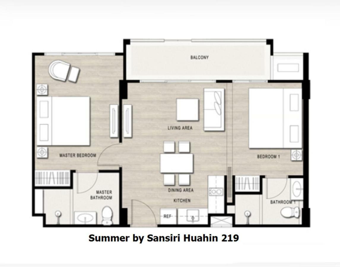 2 Bedroom Summer Huahin Condominium 외부 사진